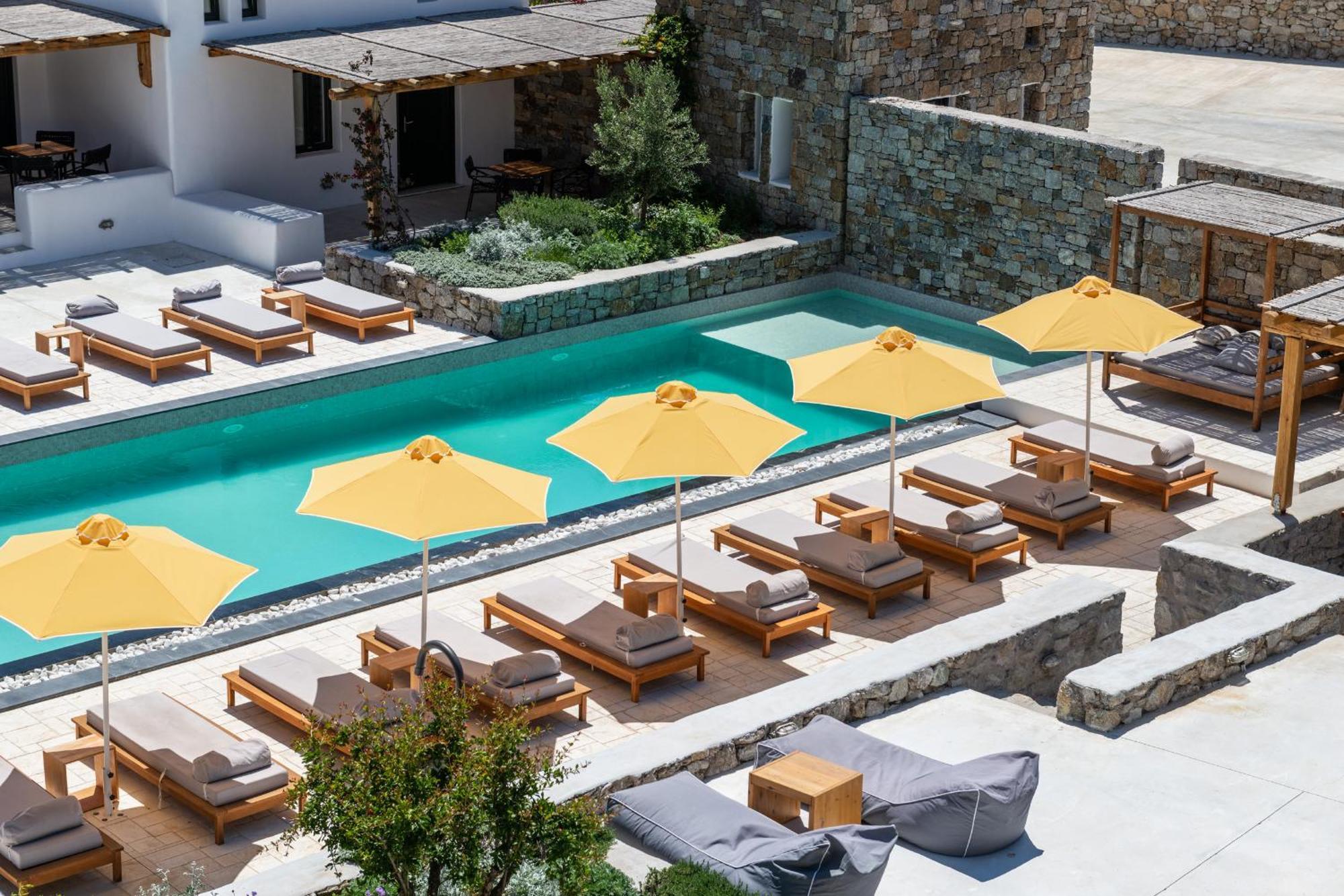 Отель Mykonos Drops Платис Ялос Экстерьер фото